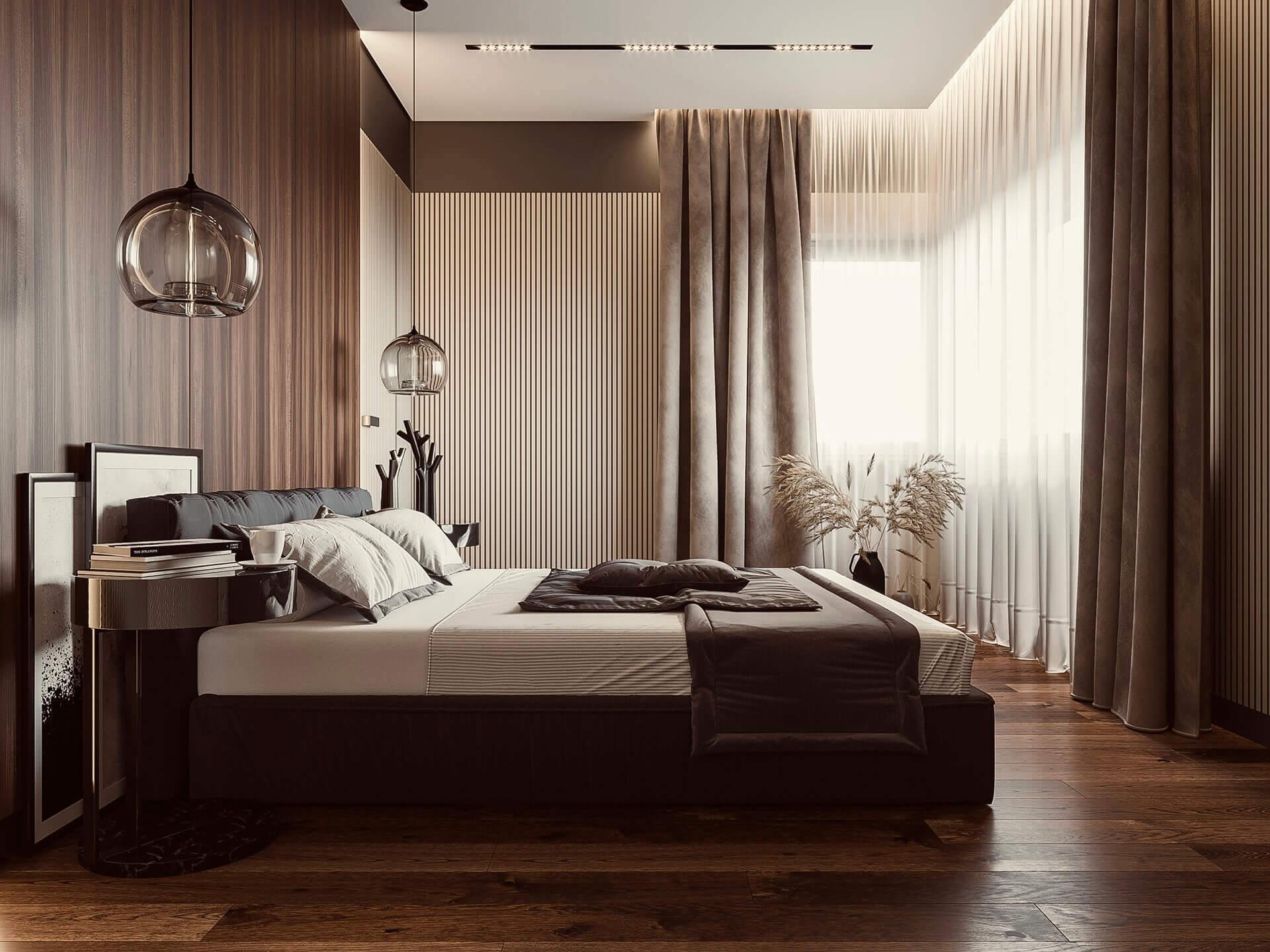 dyzain-spalni-modern-styl-hipsovi-paneli